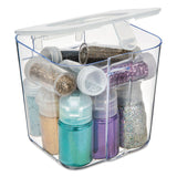 deflecto® Stackable Caddy Organizer, Small, Plastic, 4.33 x 4 x 4.38, White (DEF29101CR)