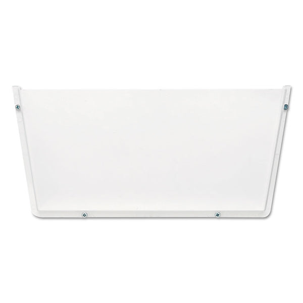 deflecto® Unbreakable DocuPocket Wall File, Letter Size, 14.5" x 3" x 6.5", Clear (DEF63201) Each