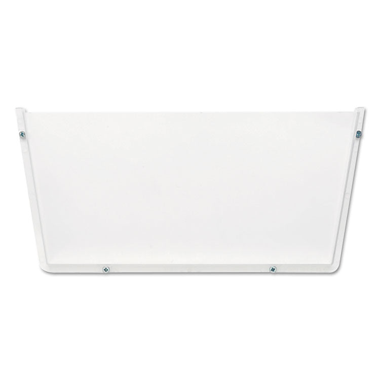 deflecto® Unbreakable DocuPocket Wall File, Letter Size, 14.5" x 3" x 6.5", Clear (DEF63201) Each