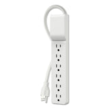 Belkin® Home/Office Surge Protector, 6 AC Outlets, 10 ft Cord, 720 J, White (BLKBE10600010) Each