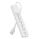 Belkin® Home/Office Surge Protector, 6 AC Outlets, 10 ft Cord, 720 J, White (BLKBE10600010) Each