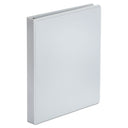 Universal® Economy Round Ring View Binder, 3 Rings, 1" Capacity, 11 x 8.5, White (UNV20962) Each