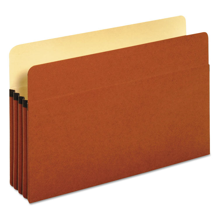 Universal® Redrope Expanding File Pockets, 3.5" Expansion, Legal Size, Redrope, 25/Box (UNV15161)