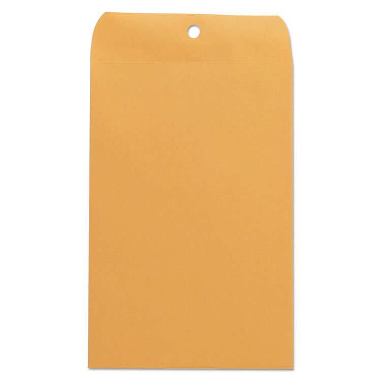 Universal® Kraft Clasp Envelope, #55, Square Flap, Clasp/Gummed Closure, 6 x 9, Brown Kraft, 100/Box (UNV35260)