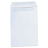 Universal® Self-Stick Open End Catalog Envelope, #1, Square Flap, Self-Adhesive Closure, 6 x 9, White, 100/Box (UNV42100)