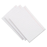 Universal® Ruled Index Cards, 3 x 5, White, 500/Pack (UNV47215)