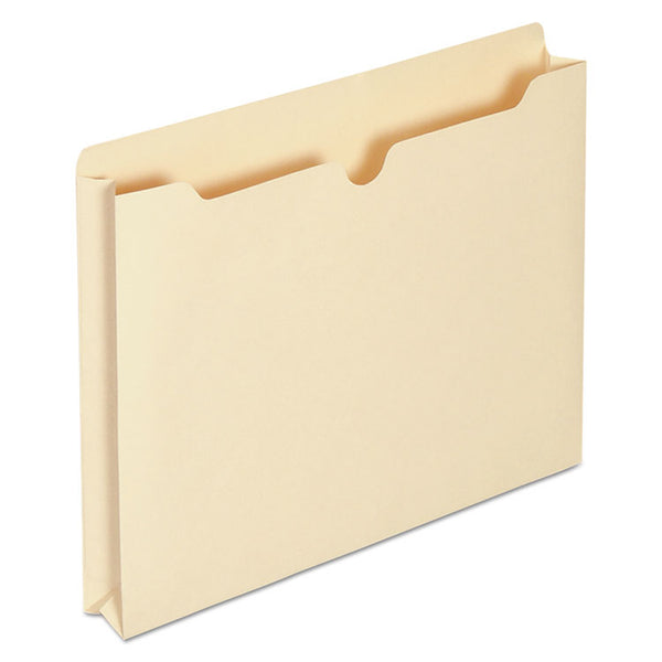 Universal® Economical Manila File Jackets, Straight Tab, Letter Size, Manila, 50/Box (UNV74300)