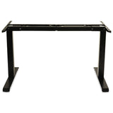 Alera® AdaptivErgo Sit-Stand Two-Stage Electric Height-Adjustable Table Base, 48.06" x 24.35" x 27.5" to 47.2", Black (ALEHT2SSB) Each