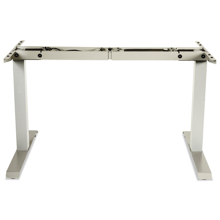 Alera® AdaptivErgo Sit-Stand Two-Stage Electric Height-Adjustable Table Base, 48.06" x 24.35" x 27.5" to 47.2", Gray (ALEHT2SSG) Each