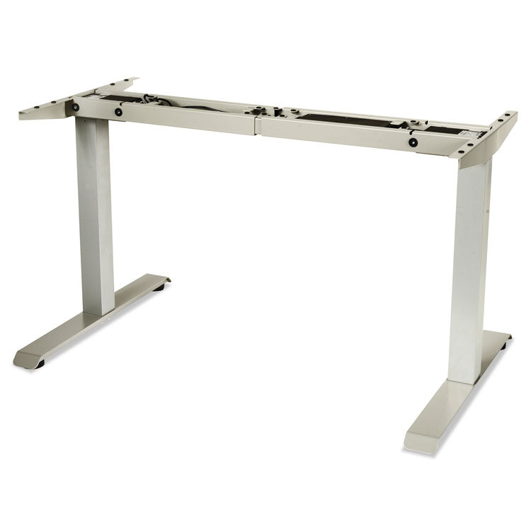 Alera® AdaptivErgo Sit-Stand Two-Stage Electric Height-Adjustable Table Base, 48.06" x 24.35" x 27.5" to 47.2", Gray (ALEHT2SSG) Each