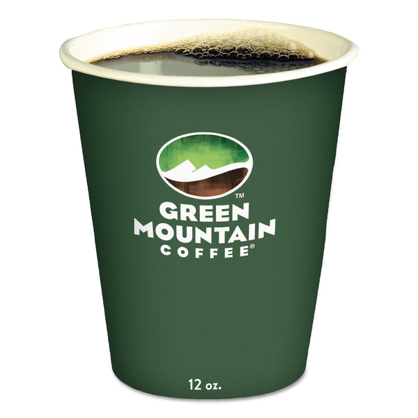 Green Mountain Coffee® Paper Hot Cups, 12 oz, Green Mountain Design, Multicolor, 1,000/Carton (GMT93766)