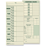 TOPS™ Time Clock Cards, Replacement for 331-10, Two Sides, 3.5 x 8.5, 500/Box (TOP1291) Pack of 500