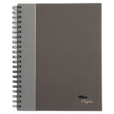 TOPS™ Royale Wirebound Business Notebooks, 1-Subject, Medium/College Rule, Black/Gray Cover, (96) 8.25 x 5.88 Sheets (TOP25330) Each