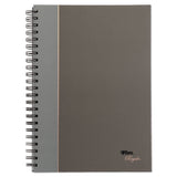 TOPS™ Royale Wirebound Business Notebooks, 1-Subject, Medium/College Rule, Black/Gray Cover, (96) 11.75 x 8.25 Sheets (TOP25332) Each