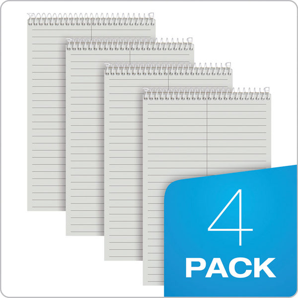 TOPS™ Prism Steno Pads, Gregg Rule, Gray Cover, 80 Gray 6 x 9 Sheets, 4/Pack (TOP80274)