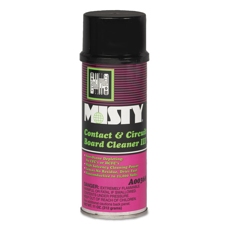 Misty® Contact and Circuit Board Cleaner III, 16 oz Aerosol Spray, 12/Carton (AMR1002285)