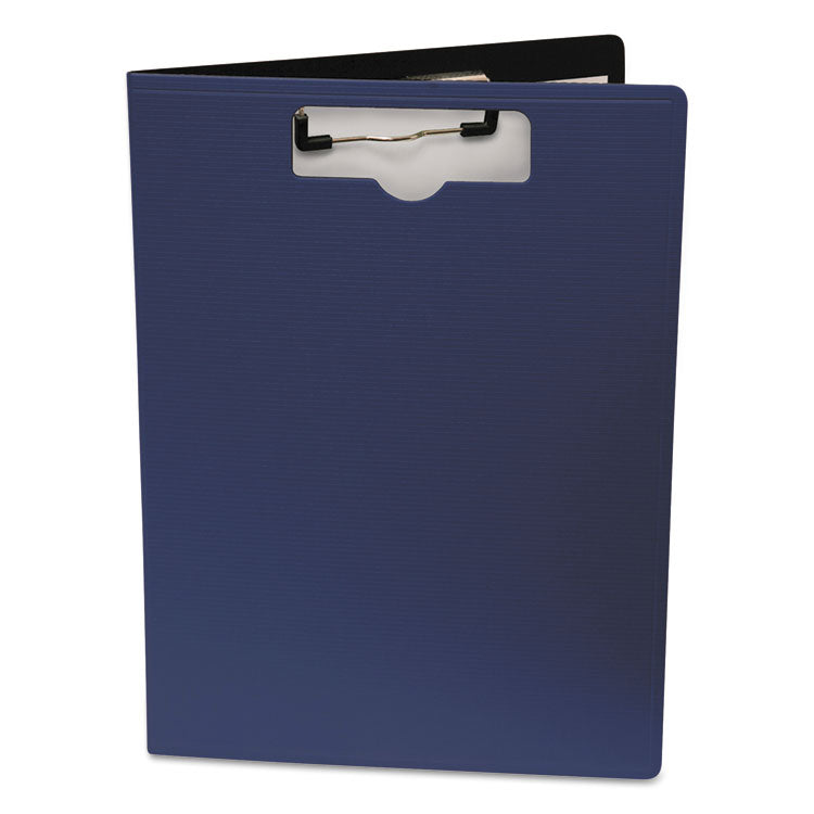 Mobile OPS® Portfolio Clipboard with Low-Profile Clip, Portrait Orientation, 0.5" Clip Capacity, Holds 8.5 x 11 Sheets, Blue (BAU61633) Each