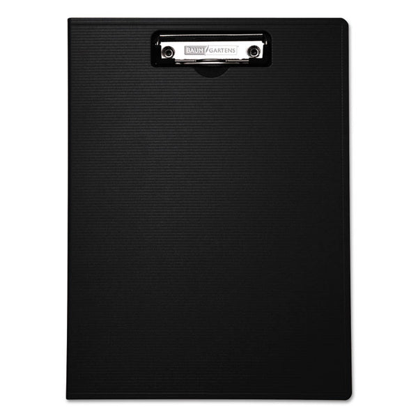 Mobile OPS® Portfolio Clipboard with Low-Profile Clip, Portrait Orientation, 0.5" Clip Capacity, Holds 8.5 x 11 Sheets, Black (BAU61634)