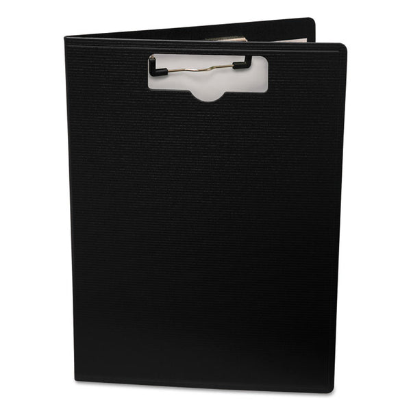 Mobile OPS® Portfolio Clipboard with Low-Profile Clip, Portrait Orientation, 0.5" Clip Capacity, Holds 8.5 x 11 Sheets, Black (BAU61634)