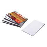 ZEUS® Business Card Magnets, 2 x 3.5, White, Adhesive Coated, 25/Pack (BAU66200) Pack of 25