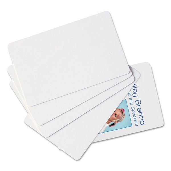 SICURIX® SICURIX Blank ID Card, 2 1/8 x 3 3/8, White, 100/Pack (BAU80300)