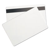 SICURIX® SICURIX Blank ID Card with Magnetic Strip, 2 1/8 x 3 3/8, White, 100/Pack (BAU80340) Pack of 100