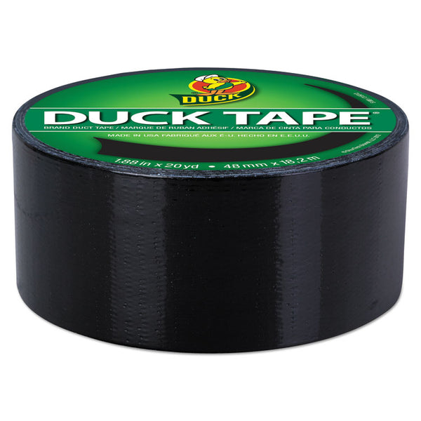 Duck® Colored Duct Tape, 3" Core, 1.88" x 20 yds, Black (DUC1265013) 1 Roll