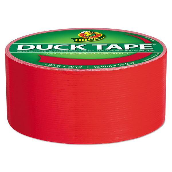 Duck® Colored Duct Tape, 3" Core, 1.88" x 20 yds, Red (DUC1265014) 1 Roll