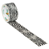Duck® Colored Duct Tape, 3" Core, 1.88" x 10 yds, Black/White Zebra (DUC1398132) 1 Roll