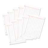 TOPS™ Data Pad with Numbered Column Headings, Data/Lab-Record Format, Wide/Legal Rule, 10 Columns, 8.5 x 11, White, 50 Sheets (TOP3619) Each