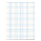 TOPS™ Cross Section Pads, Cross-Section Quadrille Rule (4 sq/in, 1 sq/in), 50 White 8.5 x 11 Sheets (TOP35041) Each