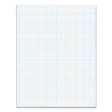 TOPS Cross Section Pads, Cross-Section Quadrille Rule (5 sq/in, 1 sq/in), 50 White 8.5 x 11 Sheets (TOP35051) Each