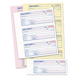 TOPS™ Money and Rent Receipt Book, Account + Payment Sections, Three-Part Carbonless, 7.13 x 2.75, 4 Forms/Sheet, 100 Forms Total (TOP46808) Each