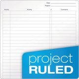 TOPS™ Docket Gold Project Planner, 1-Subject, Project-Management Format with Narrow Rule, Bronze Cover, (70) 8.5 x 6.75 Sheets (TOP63826) Each