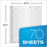 TOPS™ Docket Gold Project Planner, 1-Subject, Project-Management Format with Narrow Rule, Bronze Cover, (70) 8.5 x 6.75 Sheets (TOP63826) Each