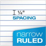Ampad® Memo Pads, Narrow Rule, Randomly Assorted Cover Colors, 50 White 3 x 5 Sheets (TOP25093) Each