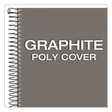 TOPS™ Color Notebooks, 1-Subject, Narrow Rule, Graphite Cover, (100) 8.5 x 5.5 White Sheets (TOP73507) Each