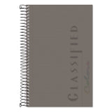 TOPS™ Color Notebooks, 1-Subject, Narrow Rule, Graphite Cover, (100) 8.5 x 5.5 White Sheets (TOP73507)