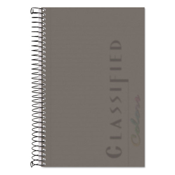 TOPS™ Color Notebooks, 1-Subject, Narrow Rule, Graphite Cover, (100) 8.5 x 5.5 White Sheets (TOP73507) Each