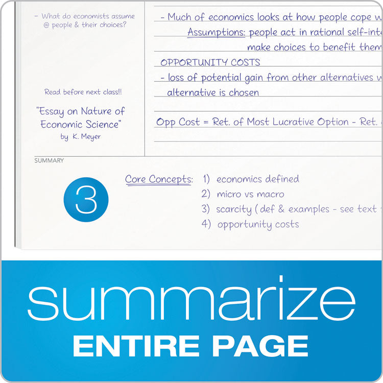 TOPS™ FocusNotes Steno Pad, Pitman Rule, Blue Cover, 80 White 6 x 9 Sheets (TOP90222)