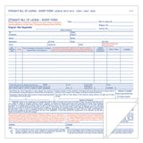 TOPS™ Hazardous Material Short Form, Three-Part Carbonless, 7 x 8.5, 250 Forms Total (TOPL3841) Pack of 250