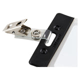 SICURIX® SICURIX ID Strap Clips, 0.38" x 2.75", Clear, 25/Pack (BAU68010) Pack of 25