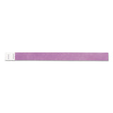 SICURIX® Security Wristbands, Sequentially Numbered, 10" x 0.75", Purple, 100/Pack (BAU85014) Pack of 100