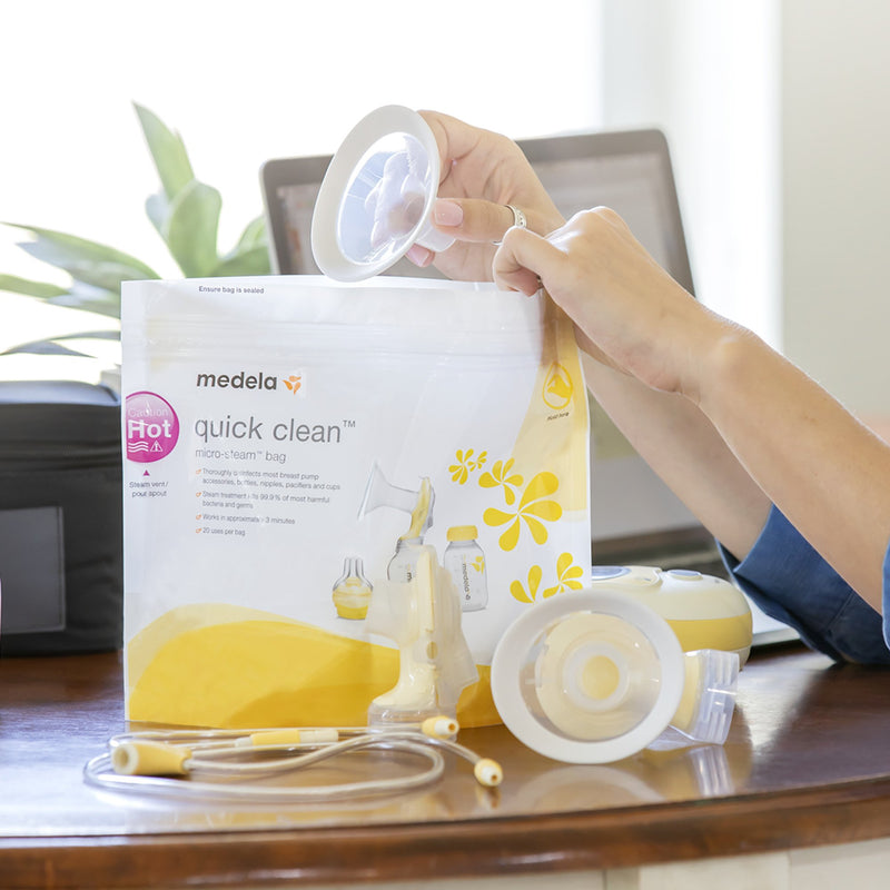 Medela Quick Clean™ Micro-Steam™ Bags For Breast Pump Accessories (812218_EA) 1/EA