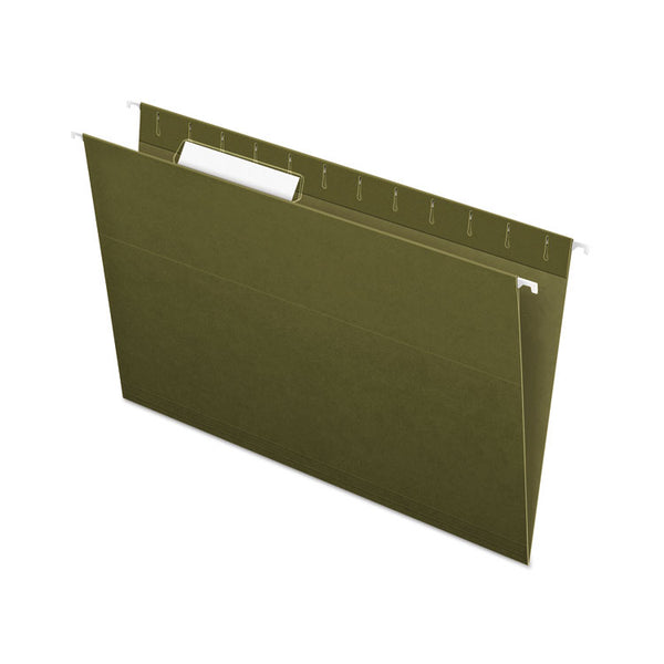 Pendaflex® Standard Green Hanging Folders, Legal Size, 1/3-Cut Tabs, Standard Green, 25/Box (PFX81621) Box of 25