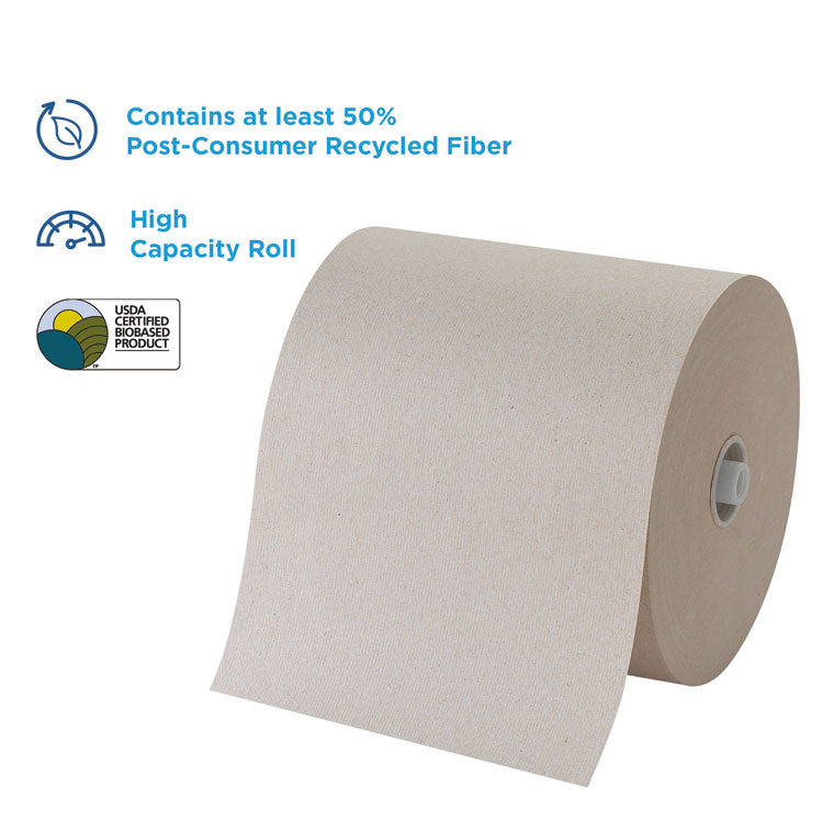 Georgia Pacific® Professional Pacific Blue Ultra Paper Towels, 1-Ply, 7.87" x 1,150 ft, Natural, 6 Rolls/Carton (GPC26495)