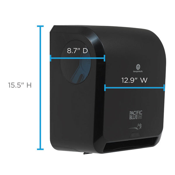 Georgia Pacific® Professional Pacific Blue Ultra Paper Towel Dispenser, Automated, 12.9 x 9 x 16.8, Black (GPC59590)