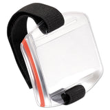 Durable® Card Holder Outdoor Secure, Vertical, 3.42" x 2.12", Clear, 10/Box (DBL841419) Box of 10
