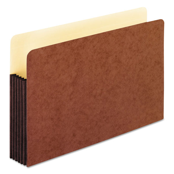 Pendaflex® Redrope WaterShed Expanding File Pockets, 5.25" Expansion, Legal Size, Redrope (PFX35364) Each