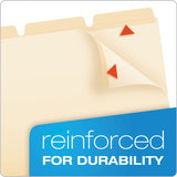 Pendaflex® Ready-Tab Reinforced File Folders, 1/3-Cut Tabs: Assorted, Letter Size, Manila, 50/Pack (PFX42336) Box of 50